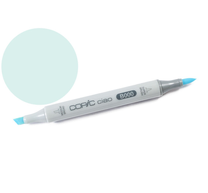 Маркер Copic Ciao № B000 Pale porcelain blue, Пастельно-блакитний фарфор