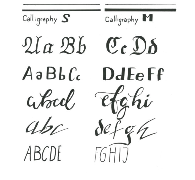 Copic набір лайнерів для каліграфії Multiliner Classic Calligraphy-Set, 2 шт 2207519