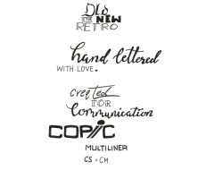 Copic набір лайнерів для каліграфії Multiliner Classic Calligraphy-Set, 2 шт 2207519-foto6