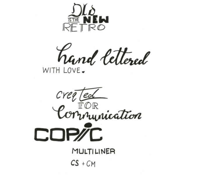 Лайнеры для каллиграфии Copic Multiliner Classic Calligraphy-Set, 2 шт - 2207519
