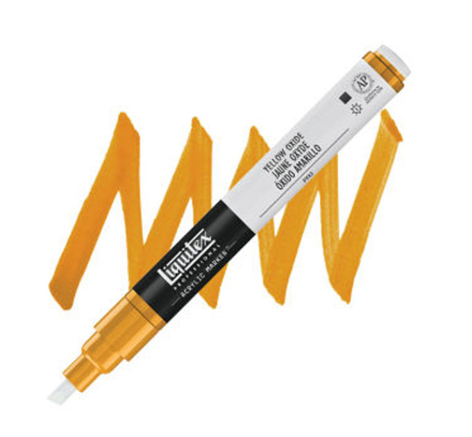 Акриловый маркер Liquitex, Paint Marker 2 мм, №416 Yellow Oxide