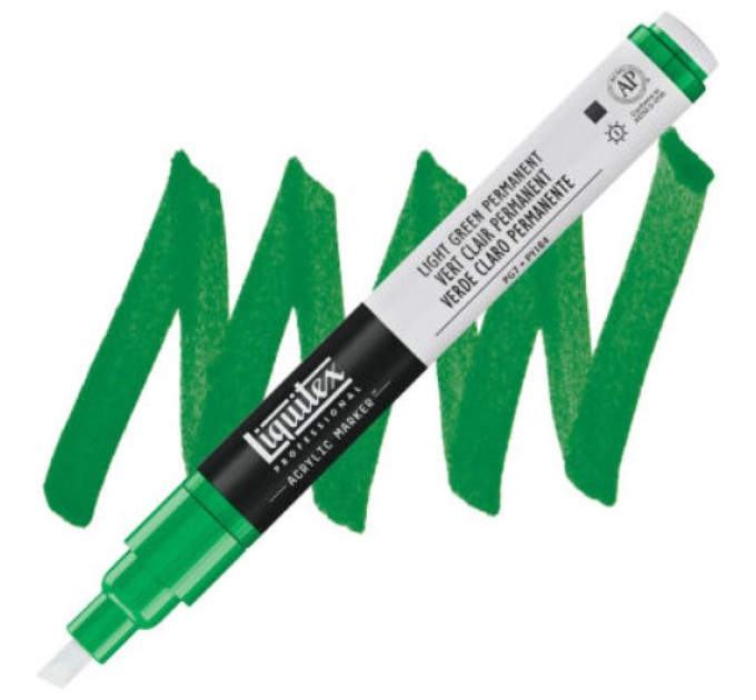 Акриловый маркер Liquitex, Paint Marker 2 мм, №312 Light Green Permanent
