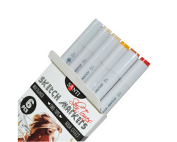 Набор маркеров SANTI sketch Skin Tones Brush 6 шт 390568-foto2