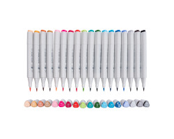 Набор маркеров "SANTI sketch" в фирменном пенале, 18 шт./уп.-foto3