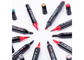 Набор маркеров SANTI professional, спиртовые, в сумке, 60 шт-foto5