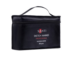Набор маркеров SANTI professional, спиртовые, в сумке, 80 шт