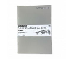 Скетчбук SketchMarker В5 16 листов, 180 г, перламутровый, MGLSM / PERL