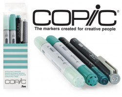 Маркеры Copic Ciao Set Doodle Pack Turquoise 2+1+1 шт 22075643