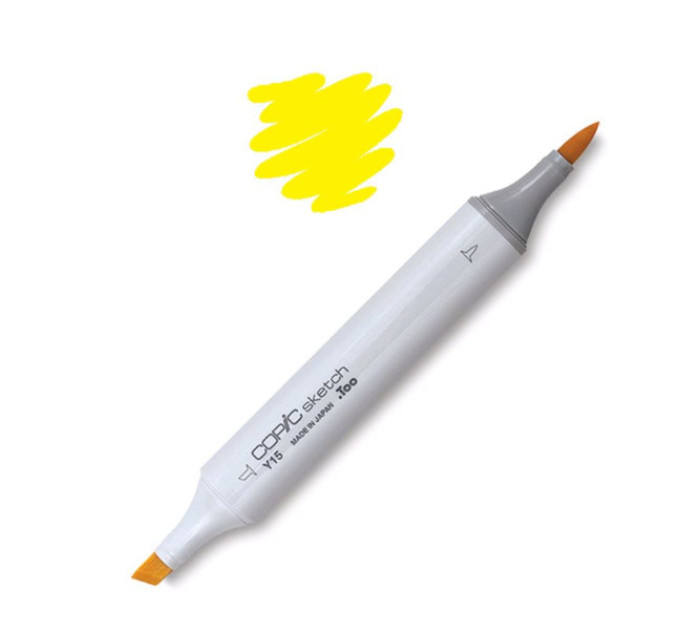 Маркер Copic Sketch Y-08 Acid yellow Насичено-жовтий