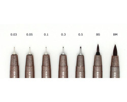 Copic лайнер Multiliner Sepia 0,05 мм-foto3