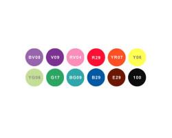 Маркери COPIC Ciao 12 шт-foto2