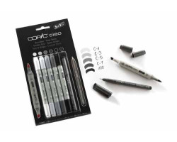 Маркеры Copic Ciao 5+1 серые цвета + лайнер 22075554-foto2
