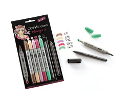 Набір маркерів Copic Ciao Manga 3 set 5+1 лайнер (кольори для дівчаток)-foto2