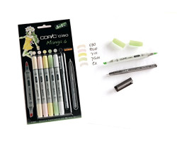 Набір маркерів Copic Ciao Manga 6 set 5+1 лайнер-foto2