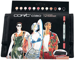 Маркери COPIC Ciao Marker, WALLET mit, тілесні 12 шт-foto5