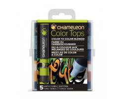 Набор блендеров Chameleon 5 шт Earth Tones натуральные тона CT4503-foto2