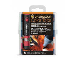 Набор блендеров Chameleon 5 шт Warm Tones теплые тона CT4511-foto3