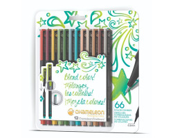 Набор ручек Chameleon Fineliner 12 шт - Bright Colors FL1201-foto5