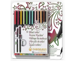 Набор ручек Chameleon Fineliner 12 шт - Designer Colors FL1202-foto3