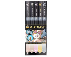 Chameleon маркеры набор 5 шт - Pastel Tones (пастельные тона) CT0501