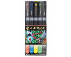 Chameleon маркеры набор 5 шт - Primary Tones (основные тона) CT0502