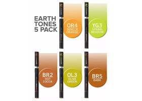 Chameleon маркеры набор 5 шт - Earth Tones (натуральные тона) CT0503-foto2