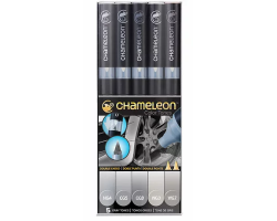 Chameleon маркери набір 5 шт - Gray Tones (сірі тони) CT0509