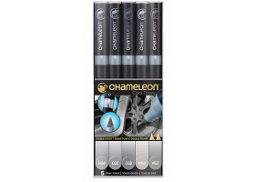Chameleon маркеры набор 5 шт - Gray Tones (серые тона) CT0509