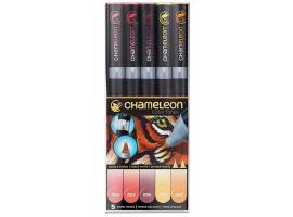 Chameleon маркеры набор 5 шт - Warm Tones (теплые тона) CT0511