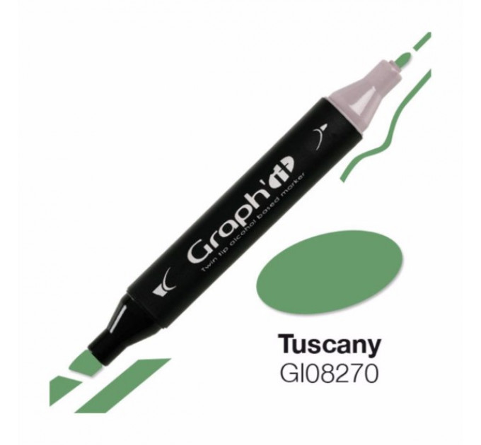 Маркер Graphit двосторонній Тоскана (блідо-зелений) арт GI08270