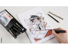 Маркеры Graphit в наборах Manga, Основные цвета, 12 шт - GI00126-foto2