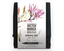 Набор маркеров SketchMarker Brush Весна 12 шт, SMB-12SPRNG-foto3
