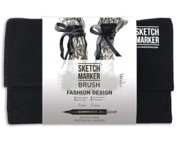 Набор маркеров SketchMarker Brush Дизайн одежды 24 шт, SMB-24FASH-foto2