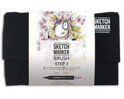 Набор маркеров SketchMarker Brush Шаг 1 24 шт, SMB-24STEP2-foto2