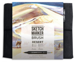 Маркери набір SketchMarker Brush Пустеля 36 шт, SMB-36DESRT-foto3