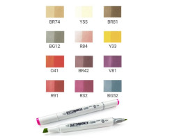 Набір маркерів Sketchmarker Basic 4 set 12 шт арт 12bas4-foto2