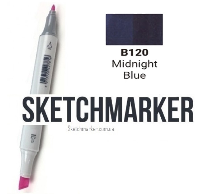 Маркер Sketchmarker Midnight Blue (Полночный синий), SM-B120