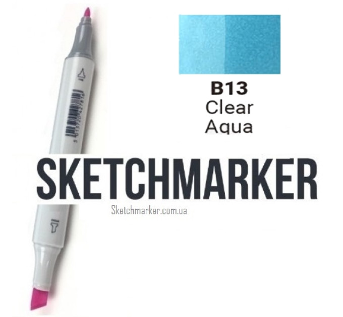 Маркер Sketchmarker Clear Aqua (Прозрачная вода), SM-B013