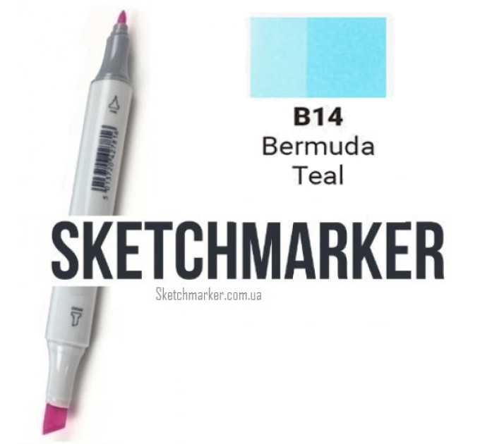 Маркер Sketchmarker Bermuda Teal (Бермудская бирюза), SM-B014