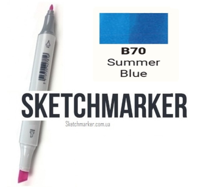 Маркер Sketchmarker B70 Summer Blue (Літній синій) SM-B70