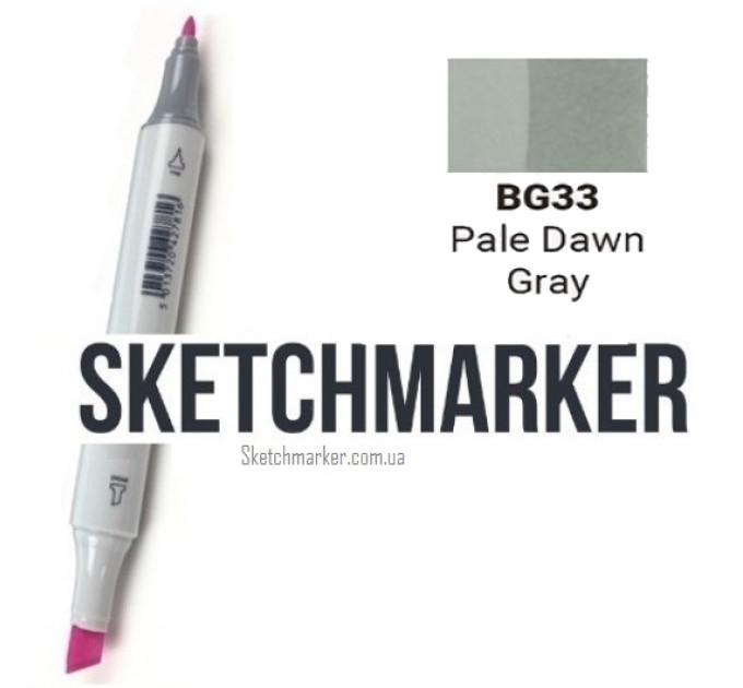 Маркер Sketchmarker Pale Dawn Gray (Бледно-серый рассвет, SM-BG033