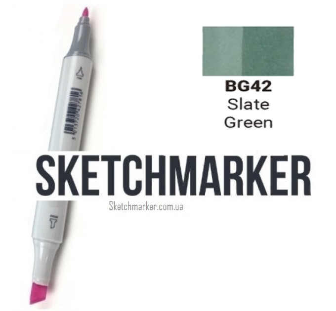 Маркер Sketchmarker BG42 Slate Green (Зелений сланець) SM-BG42