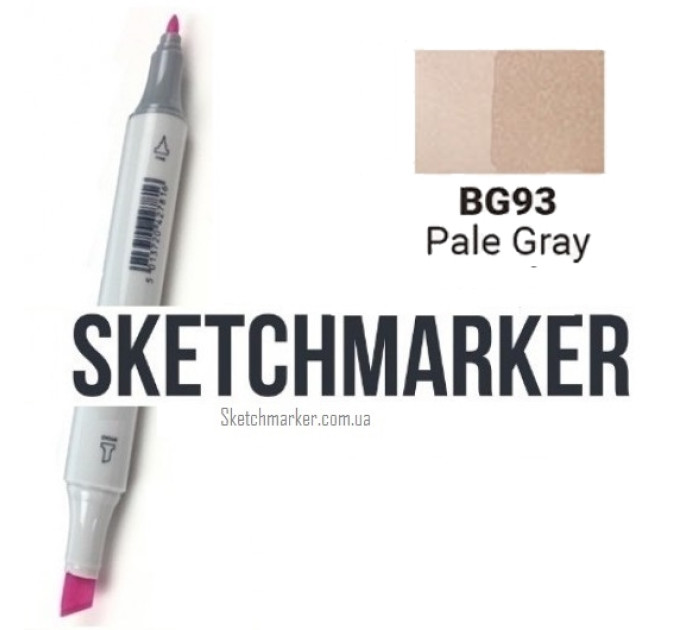 Маркер Sketchmarker Pale Gray (Бледный серый), SM-BG093