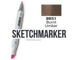 Маркер Sketchmarker BR51 Burnt Umber (Палена умбра) SM-BR51-foto2