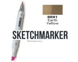 Маркер Sketchmarker BR81 Earth Yellow (Грунт) SM-BR81-foto2