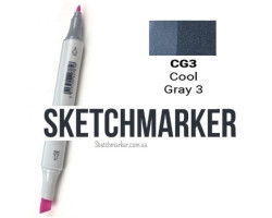 Маркер Sketchmarker Поштучно SKETCHMARKER Cool gray 3 (Прохладный серый 3), SM-CG03-foto2