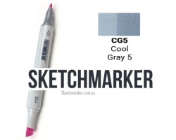 Маркер Sketchmarker Поштучно SKETCHMARKER Cool Gray 5 (Прохладный серый 5), SM-CG05-foto2