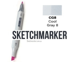 Маркер Sketchmarker CG8 Cool Gray 8 (Прохолодний сірий 8) SM-CG8-foto2