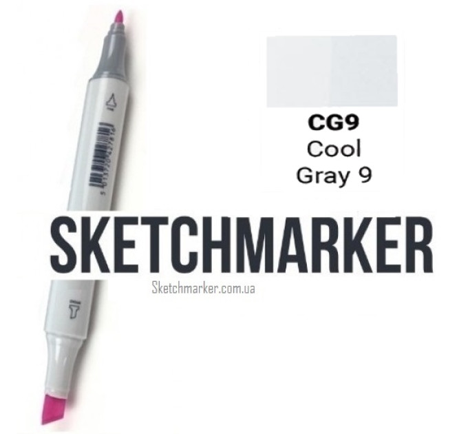 Маркер Sketchmarker Поштучно SKETCHMARKER Cool gray 9 (Прохладный серый 9), SM-CG09