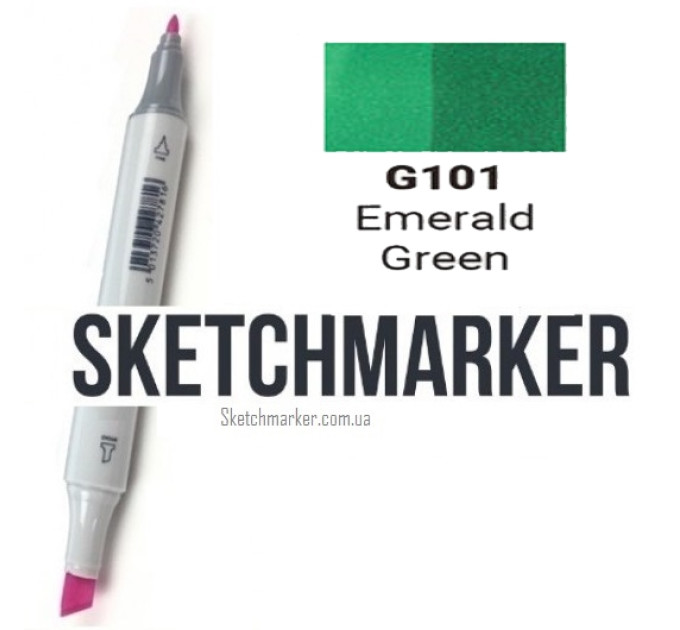 Маркер Sketchmarker Emerald Green (Зеленый изумрудный), SM-G101